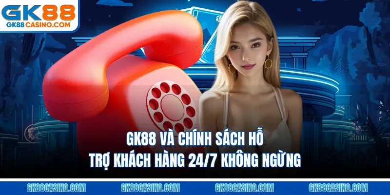 GK88 và chính sách hỗ trợ khách hàng 24/7 không ngừng