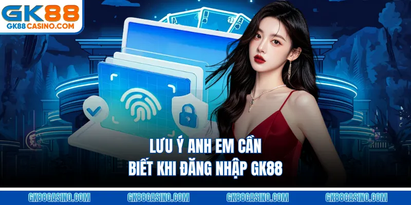 Lưu ý anh em cần biết khi đăng nhập GK88